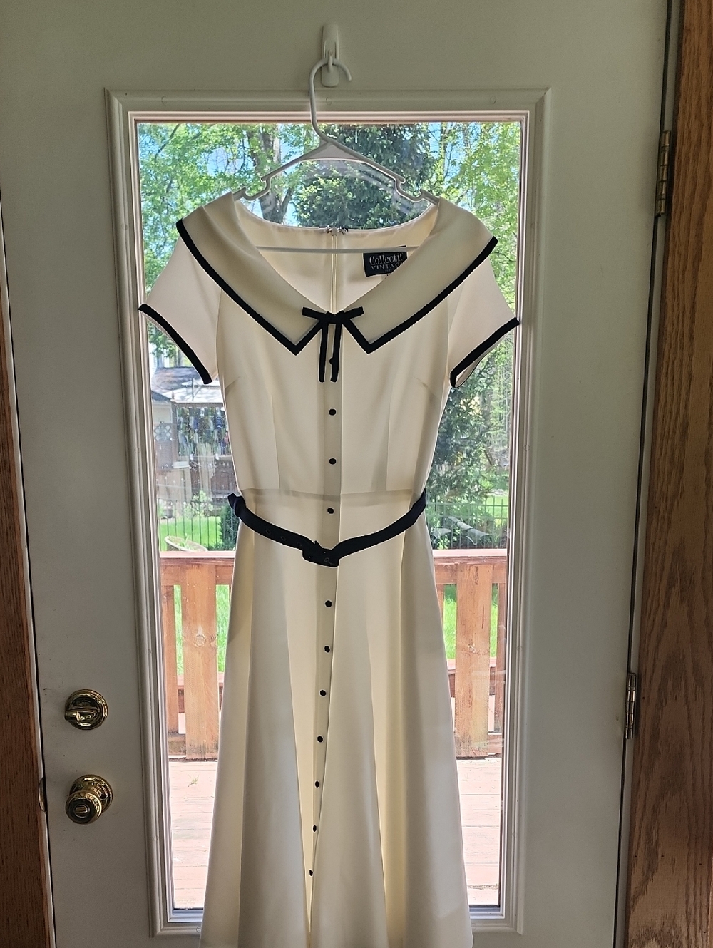 Collectiff Vintage Sailor Style Midi Dress